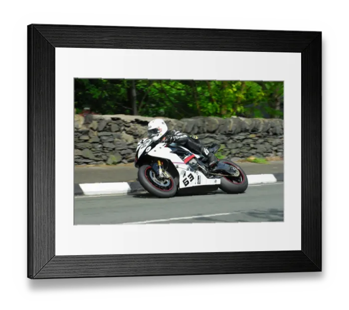 Framed Print : Dominic Herbertson (BMW) 2016 Superbike TT Framed Print : Dominic Herbertson (BMW) 2016 Superbike TT