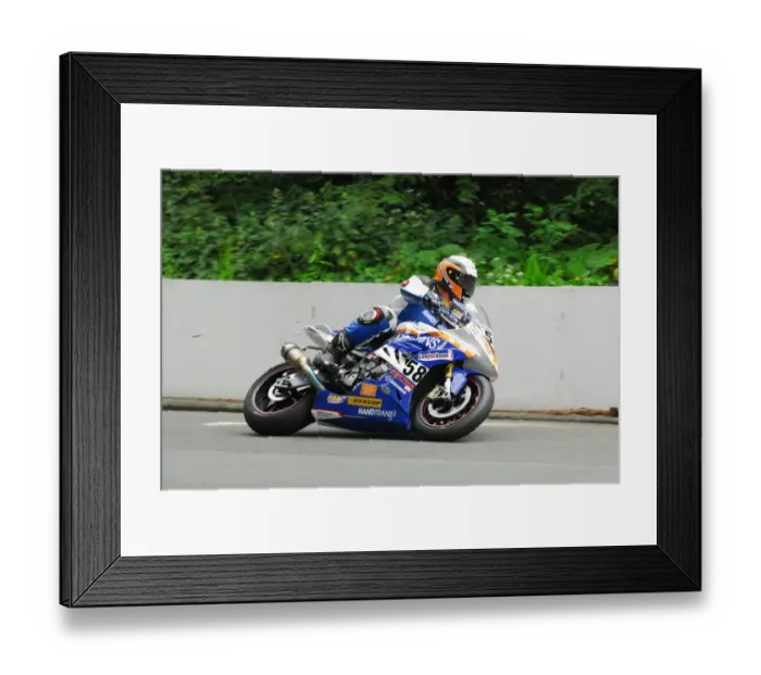 Framed Print : Philip Crowe (BMW) 2016 Senior TT Framed Print : Philip Crowe (BMW) 2016 Senior TT