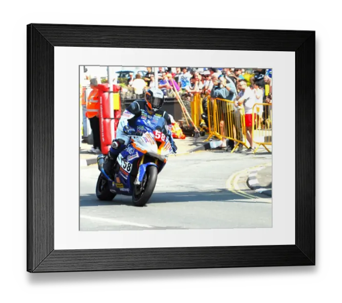 Framed Print : Philip Crowe (BMW) 2016 Supersport TT Framed Print : Philip Crowe (BMW) 2016 Supersport TT