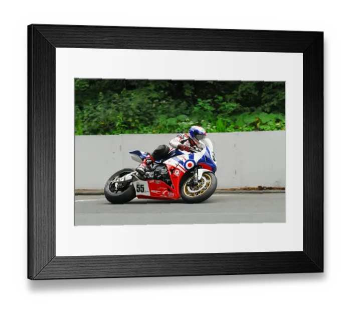 Framed Print : Michael Russell (Honda) 2016 Senior TT Framed Print : Michael Russell (Honda) 2016 Senior TT