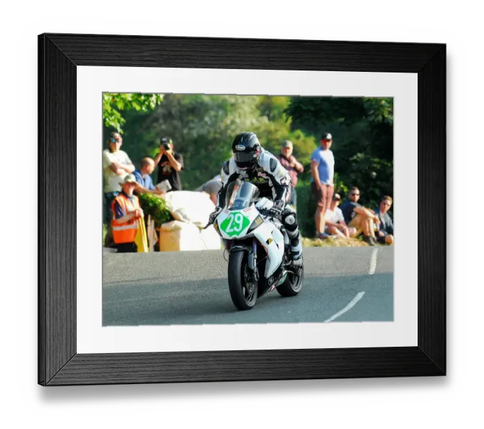 Framed Print : James Coward (Kawasaki) 2016 Lightweight TT Framed Print : James Coward (Kawasaki) 2016 Lightweight TT