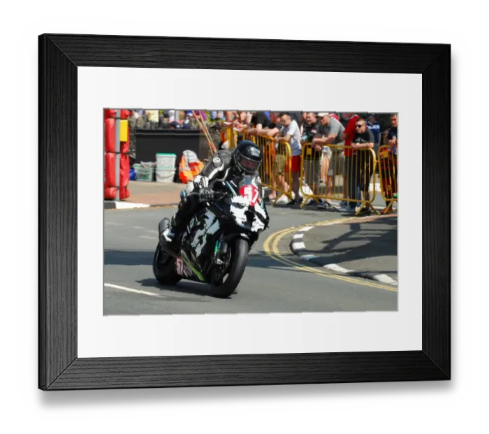 Framed Print : Fabrice Miguet (Kawasaki) 2016 Supersport TT Framed Print : Fabrice Miguet (Kawasaki) 2016 Supersport TT