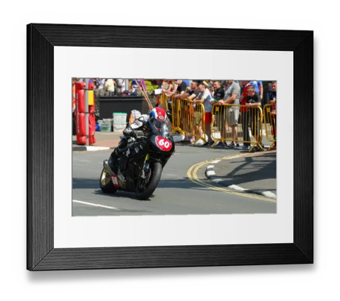 Framed Print : Dave Madsen-Mygdal (Honda) 2016 Supersport TT Framed Print : Dave Madsen-Mygdal (Honda) 2016 Supersport TT