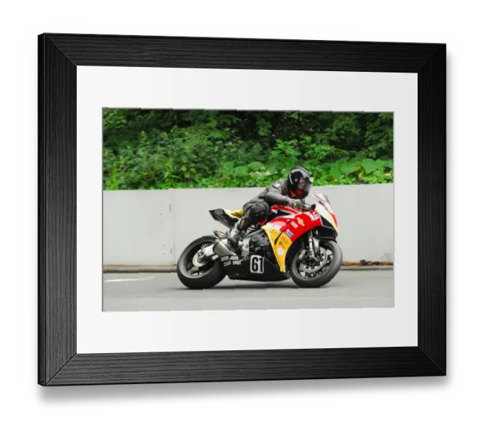 Framed Print : George Spence (Honda) 2016 Senior TT Framed Print : George Spence (Honda) 2016 Senior TT