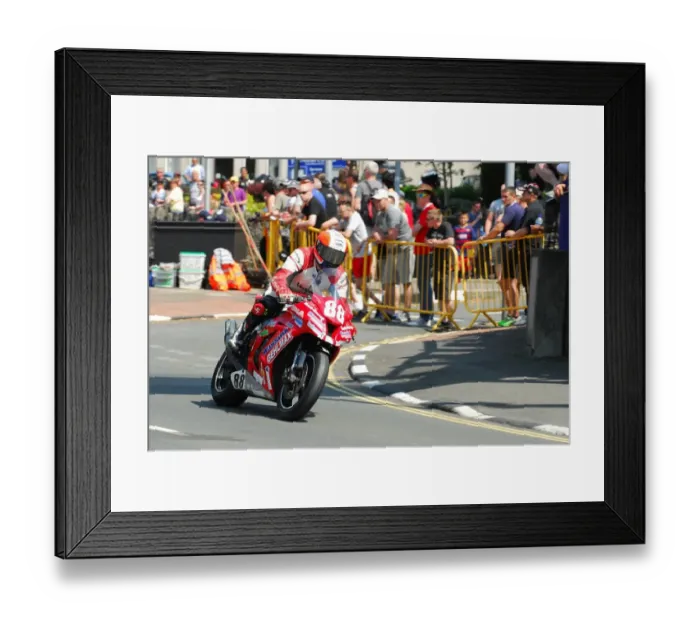 Framed Print : Jochem van den Hoek (Kawasaki) 2016 Supersport TT Framed Print : Jochem van den Hoek (Kawasaki) 2016 Supersport TT