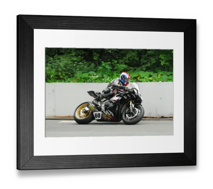 Framed Print : Dave Madsen-Mygdal (Honda) 2016 Senior TT Framed Print : Dave Madsen-Mygdal (Honda) 2016 Senior TT