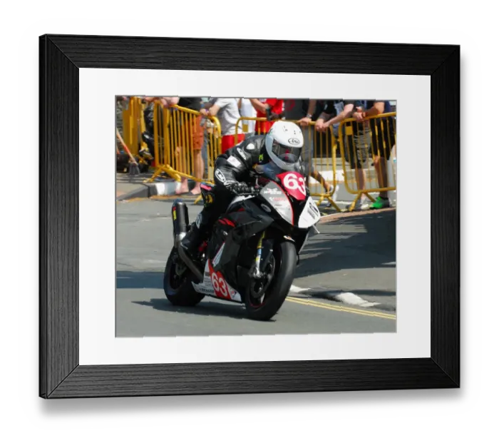 Framed Print : Dominic Herbertson (BMW) 2016 Supersport TT Framed Print : Dominic Herbertson (BMW) 2016 Supersport TT