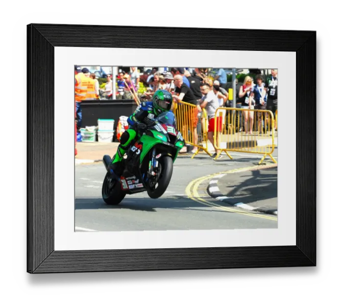 Framed Print : Horst Saiger (Kawasaki) 2016 Superstock TT Framed Print : Horst Saiger (Kawasaki) 2016 Superstock TT
