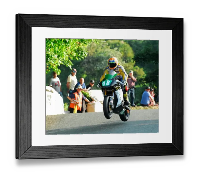 Framed Print : Paul Smyth (Kawasaki) 2016 Lightweight TT Framed Print : Paul Smyth (Kawasaki) 2016 Lightweight TT