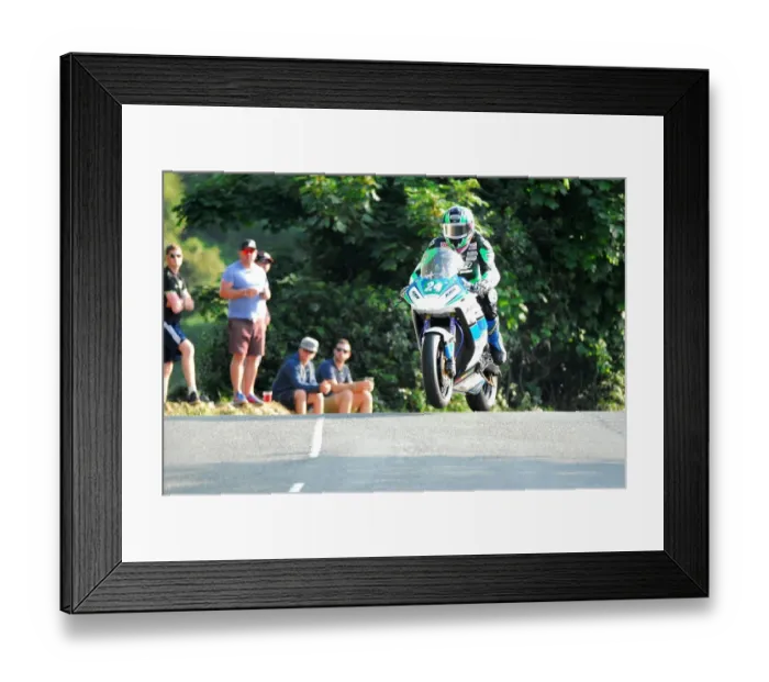 Framed Print : Michael Sweeney (Kawasaki) 2016 Lightweight TT Framed Print : Michael Sweeney (Kawasaki) 2016 Lightweight TT