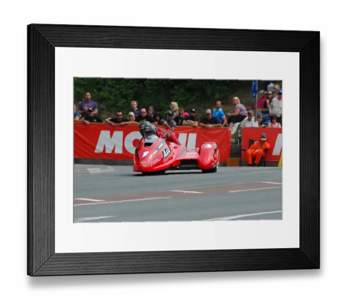 Framed Print : Dave Molyneux & Dan Sayle (Honda DMR) 2016 Sidecar 2 TT Framed Print : Dave Molyneux & Dan Sayle (Honda DMR) 2016 Sidecar 2 TT