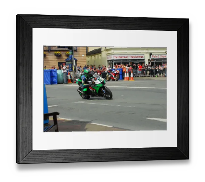 Framed Print : Horst Saiger (Suzuki) 2016 Senior TT Framed Print : Horst Saiger (Suzuki) 2016 Senior TT