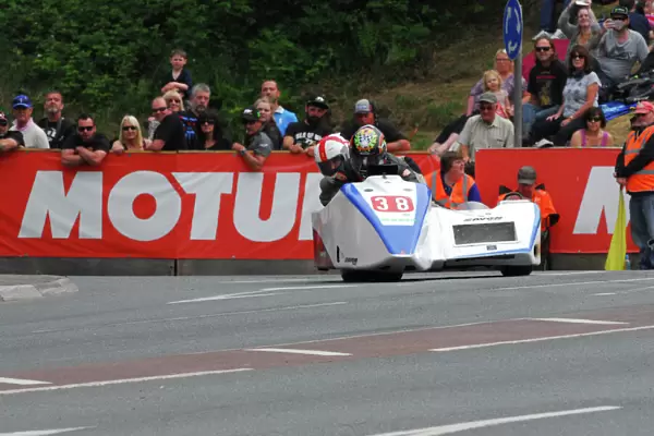 Pete Nuttall & Neil Wheatley (Ireson Suzuki) 2016 Sidecar 2 TT