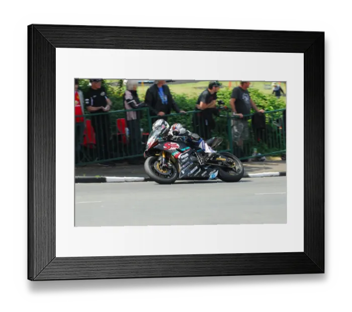 Framed Print : Michael Dunlop (Yamaha) 2016 Supersport 2 TT Framed Print : Michael Dunlop (Yamaha) 2016 Supersport 2 TT