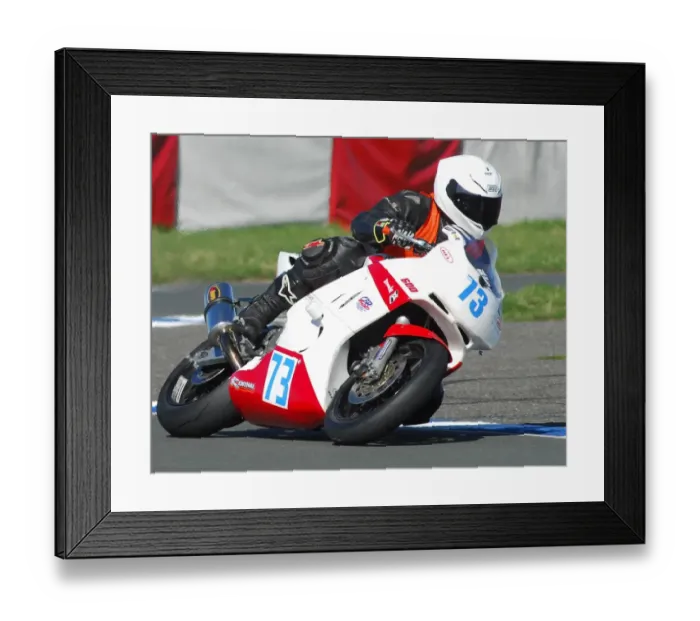 Framed Print : Alex Skyrme (Honda) April; Jurby