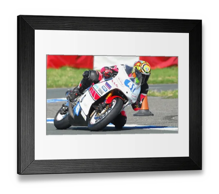 Framed Print : Dave Taylor (Yamaha) April; Jurby Framed Print : Dave Taylor (Yamaha) April; Jurby