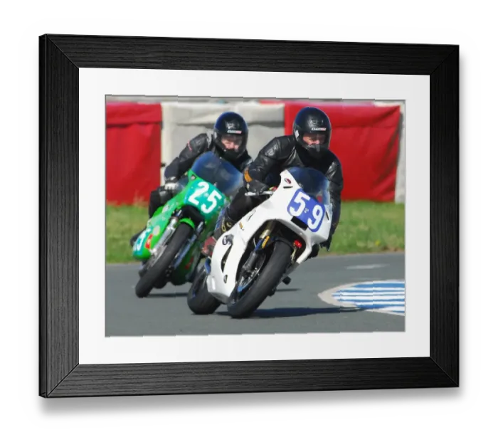 Framed Print : Mick Moreton (Honda) April; Jurby Framed Print : Mick Moreton (Honda) April; Jurby