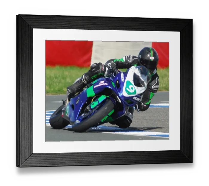 Framed Print : Derran Slous (Suzuki) April; Jurby Framed Print : Derran Slous (Suzuki) April; Jurby