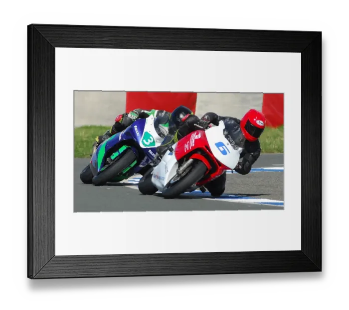 Framed Print : Dean Osborne (Honda) Andrew Dudgeon (Suzuki) April; Jurby Framed Print : Dean Osborne (Honda) Andrew Dudgeon (Suzuki) April; Jurby