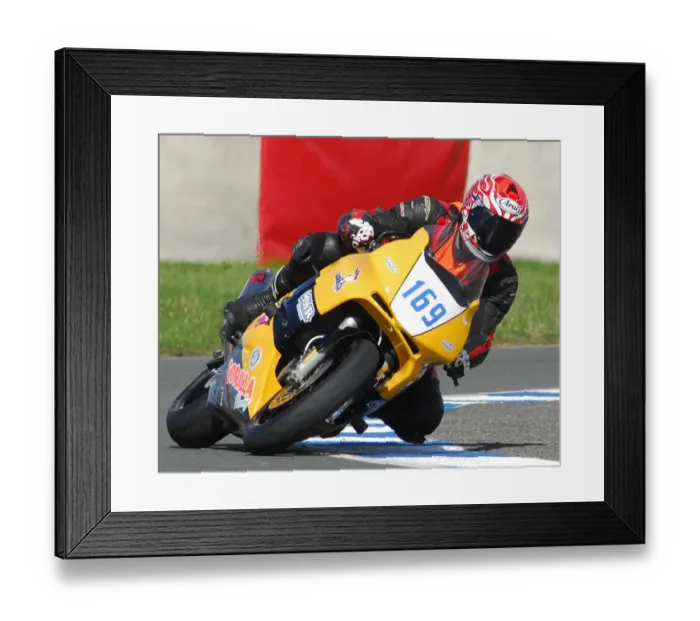 Framed Print : Chris Bulley (Honda) April; Jurby Framed Print : Chris Bulley (Honda) April; Jurby