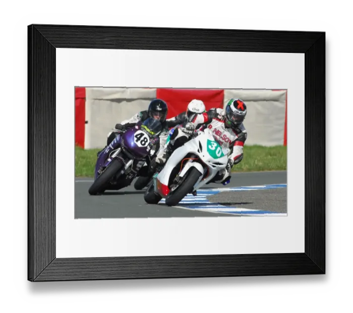 Framed Print : Rob Nelson (Suzuki) Ali Foster (Kawasaki) April; Jurby Framed Print : Rob Nelson (Suzuki) Ali Foster (Kawasaki) April; Jurby