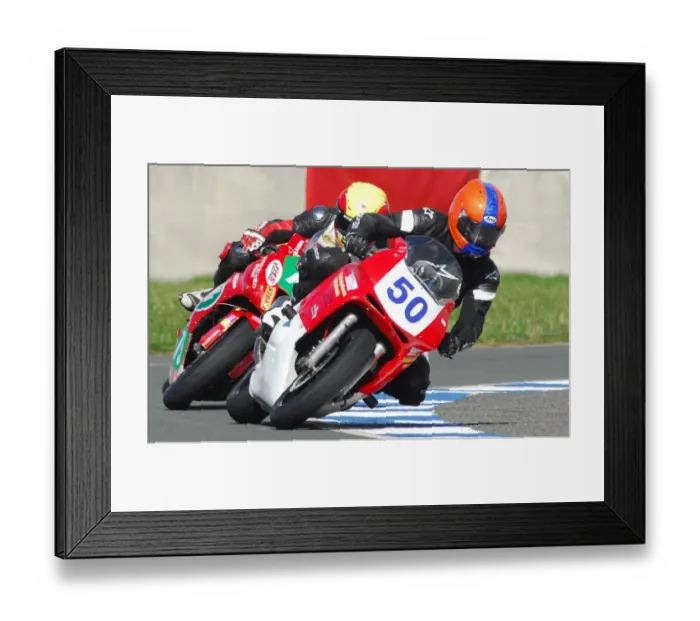 Framed Print : Robert Temple (Honda) April; Jurby Framed Print : Robert Temple (Honda) April; Jurby