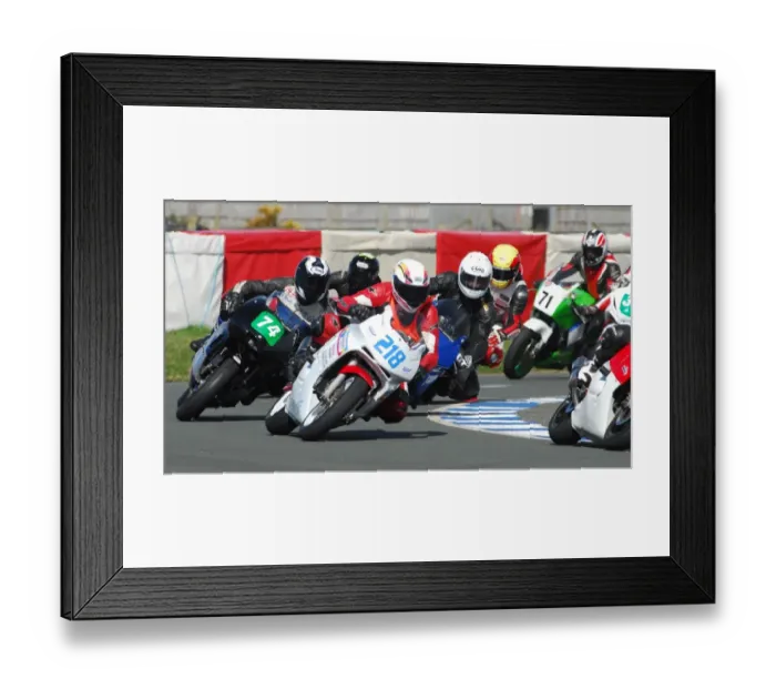 Framed Print : Terry Rigaux (Honda) Richard Bregazzi (Tigcraft) April; Jurby Framed Print : Terry Rigaux (Honda) Richard Bregazzi (Tigcraft) April; Jurby