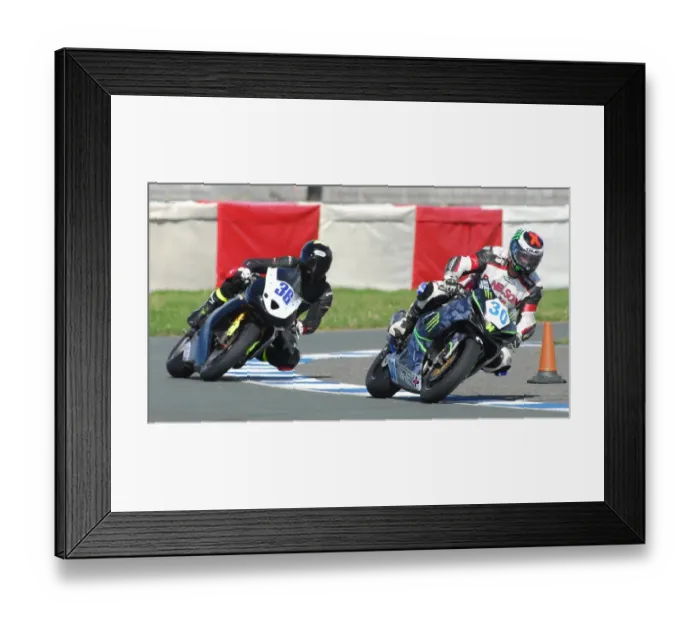 Framed Print : Rob Nelson (Suzuki) Frankie Stennett (Triumph) April; Jurby Framed Print : Rob Nelson (Suzuki) Frankie Stennett (Triumph) April; Jurby