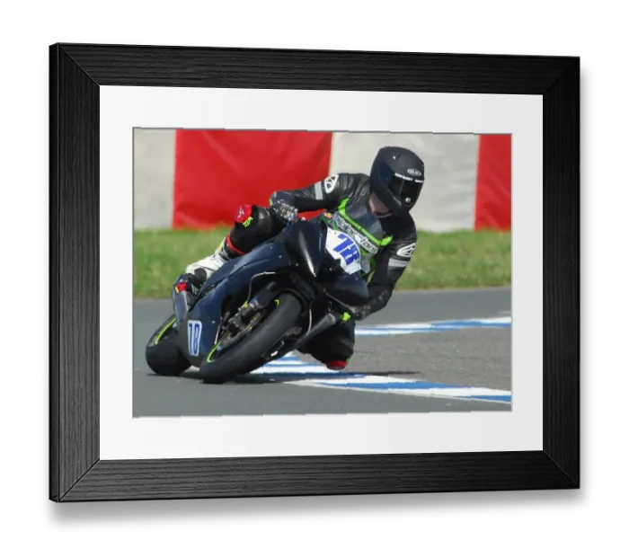 Framed Print : Giles Day (Yamaha) April; Jurby Framed Print : Giles Day (Yamaha) April; Jurby