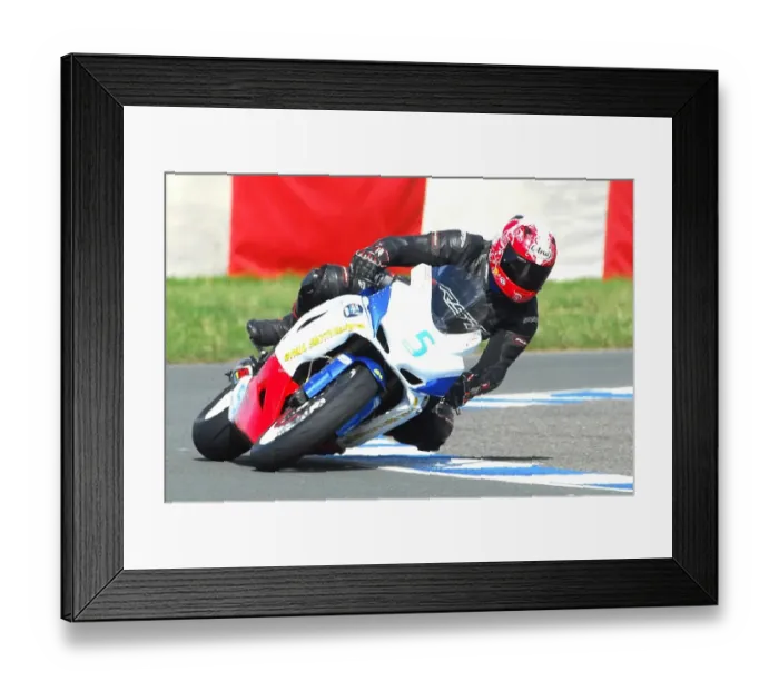 Framed Print : Brendan Fargher (Suzuki) April; Jurby Framed Print : Brendan Fargher (Suzuki) April; Jurby