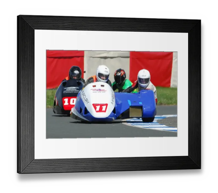 Framed Print : Michael Jackson & Joe Swan (Kawasaki) and Ryan Crowe & Marc Maier (Triumph) April;Jurby Framed Print : Michael Jackson & Joe Swan (Kawasaki) and Ryan Crowe & Marc Maier (Triumph) April;Jurby