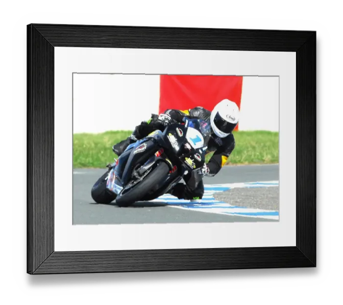 Framed Print : Callum Collister (Honda) April; Jurby Framed Print : Callum Collister (Honda) April; Jurby