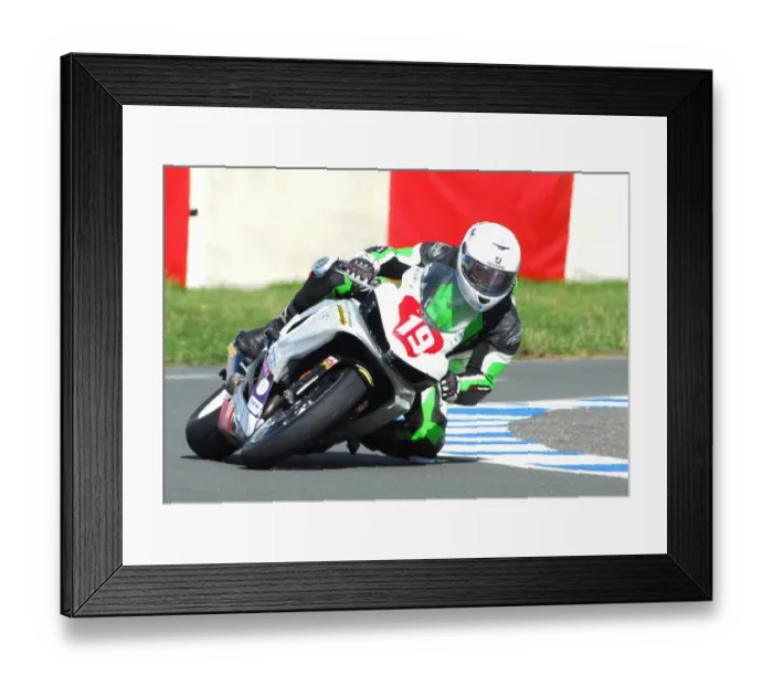 Framed Print : Andy Fenton (Suzuki) April; Jurby Framed Print : Andy Fenton (Suzuki) April; Jurby