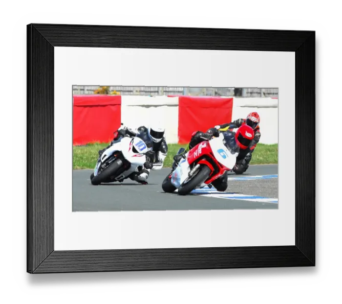 Framed Print : Brandan Fargher (Suzuki) & Marc Colvin (Kawasaki) April, Jurby Framed Print : Brandan Fargher (Suzuki) & Marc Colvin (Kawasaki) April, Jurby