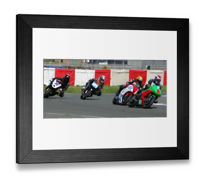 Framed Print : Dave Madsen-Mygdal (Honda) Dave Taylor (Yamaha) Chris Moffitt (Kawasaki) & Frank Shennett (Triumph), April;Jurby Framed Print : Dave Madsen-Mygdal (Honda) Dave Taylor (Yamaha) Chris Moffitt (Kawasaki) & Frank Shennett (Triumph), April;Jurby