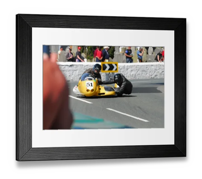 Framed Print : Kobus Bouman & Nicolia Klinker (NRE Weslake) 2016 Pre TT Classic Framed Print : Kobus Bouman & Nicolia Klinker (NRE Weslake) 2016 Pre TT Classic