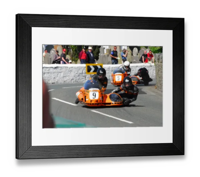 Framed Print : Eddy Wright & Kieran Clarke (BMW) 2016 Pre TT Classic Framed Print : Eddy Wright & Kieran Clarke (BMW) 2016 Pre TT Classic