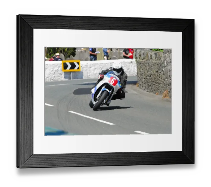 Framed Print : Paul Coward (Suzuki) 2016 Pre TT Classic Framed Print : Paul Coward (Suzuki) 2016 Pre TT Classic