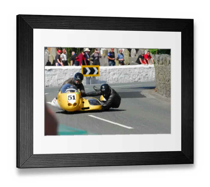 Framed Print : Kobus Bouman & Nicolia Klinker (NRE Weslake) 2016 Pre TT Classic Framed Print : Kobus Bouman & Nicolia Klinker (NRE Weslake) 2016 Pre TT Classic