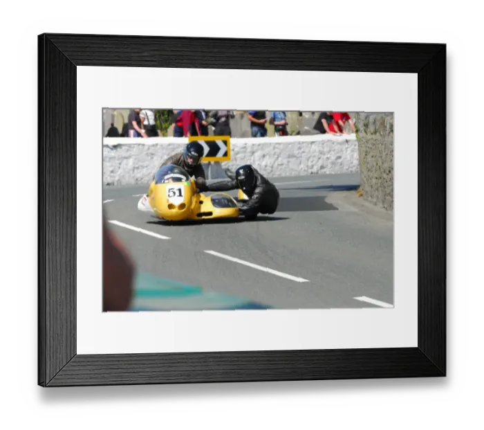 Framed Print : Kobus Bouman & Nicolia Klinker (NRE Weslake) 2016 Pre TT Classic Framed Print : Kobus Bouman & Nicolia Klinker (NRE Weslake) 2016 Pre TT Classic