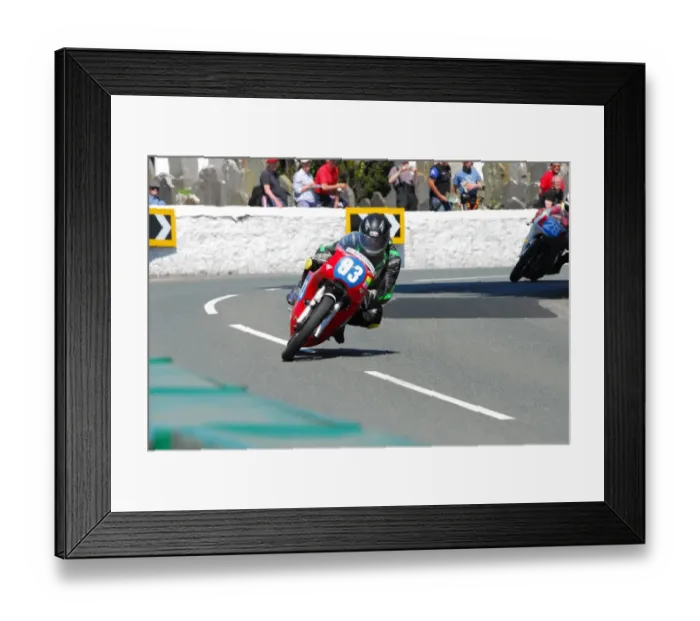 Framed Print : Bob Owen (Ducati) 2016 Pre TT Classic Framed Print : Bob Owen (Ducati) 2016 Pre TT Classic