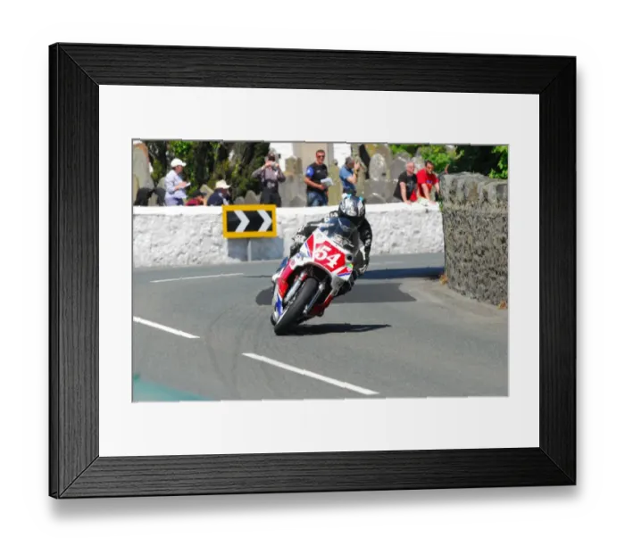 Framed Print : Peter Boast (Yamaha) 2016 Pre TT Classic Framed Print : Peter Boast (Yamaha) 2016 Pre TT Classic