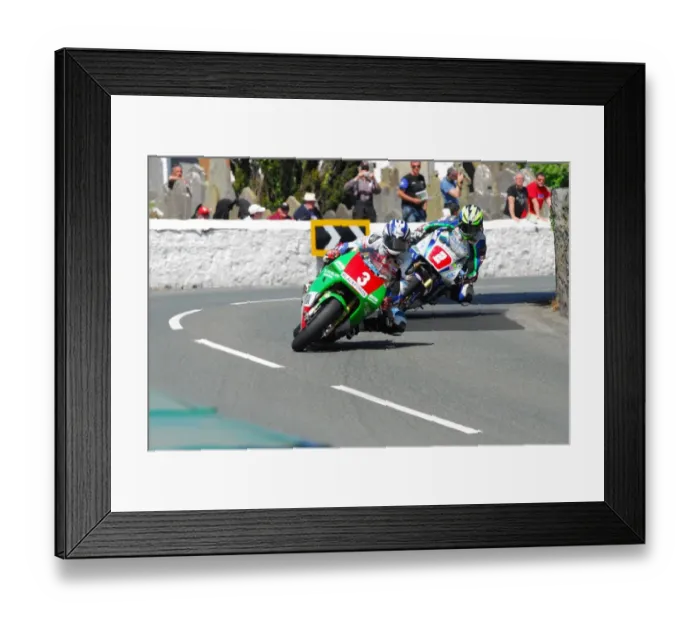 Framed Print : Steve Mercer (Kawasaki) and Ivan Lintin (Kawasaki) 2016 Pre TT Classic Framed Print : Steve Mercer (Kawasaki) and Ivan Lintin (Kawasaki) 2016 Pre TT Classic
