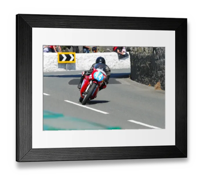 Framed Print : Chris Bray (Ducati) 2016 Pre TT Classic Framed Print : Chris Bray (Ducati) 2016 Pre TT Classic