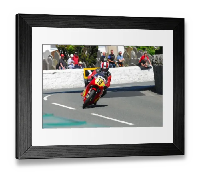 Framed Print : Arthur Browning (Matchless) 2016 Pre TT Classic Framed Print : Arthur Browning (Matchless) 2016 Pre TT Classic