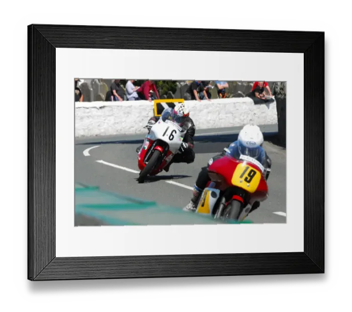 Framed Print : Barry Davidson (Honda) 2016 Pre TT Classic Framed Print : Barry Davidson (Honda) 2016 Pre TT Classic