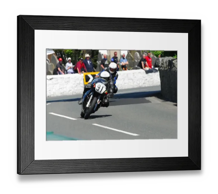 Framed Print : Ep van Parssen (Triumph Weslake) 2016 Pre TT Classic Framed Print : Ep van Parssen (Triumph Weslake) 2016 Pre TT Classic