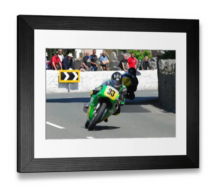 Framed Print : Bob Owen (Seeley) 2016 Pre TT Classic Framed Print : Bob Owen (Seeley) 2016 Pre TT Classic