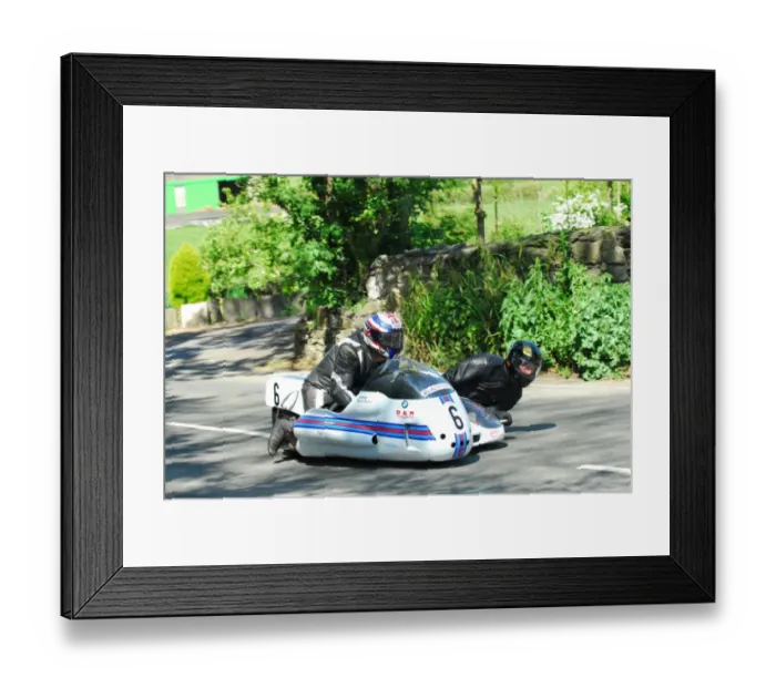 Framed Print : Tony Thirkell & Trevor Johnson (BMW) 2016 Pre TT Classic Framed Print : Tony Thirkell & Trevor Johnson (BMW) 2016 Pre TT Classic