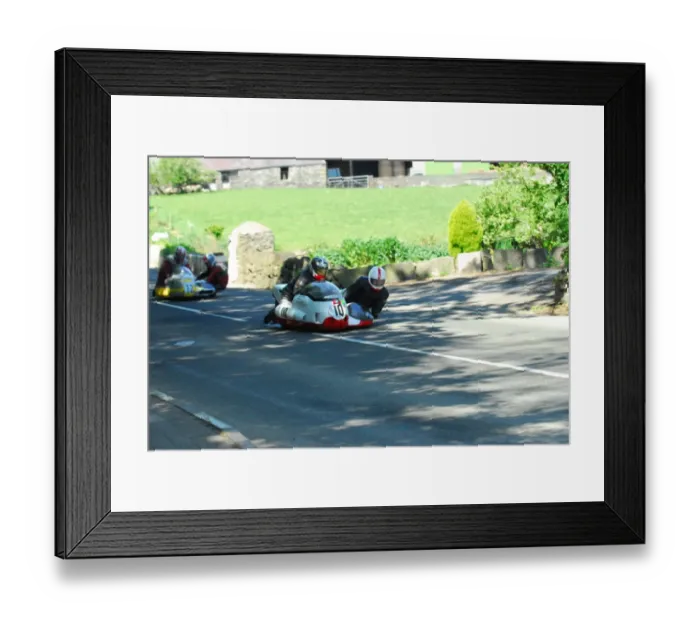 Framed Print : Wally Saunders & Bob K Dowty (Moto Guzzi) 2016 Pre TT Classic Framed Print : Wally Saunders & Bob K Dowty (Moto Guzzi) 2016 Pre TT Classic